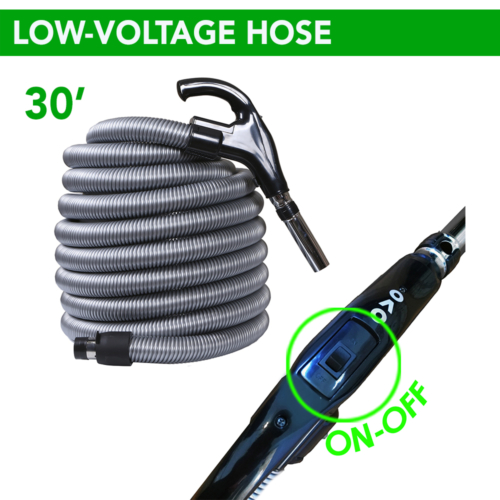 Boyau bas-voltage universel pour aspirateur central - 30'