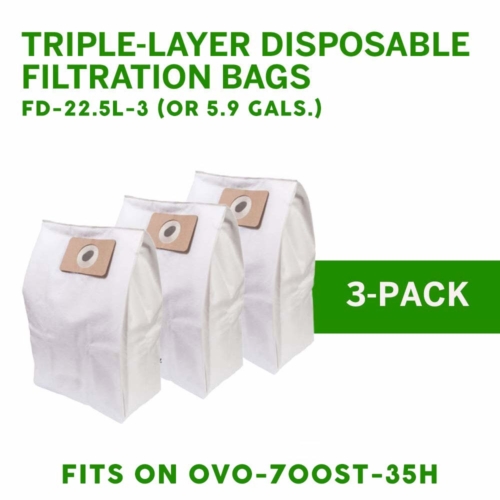 Triple Layer disposable bags - 22.5L