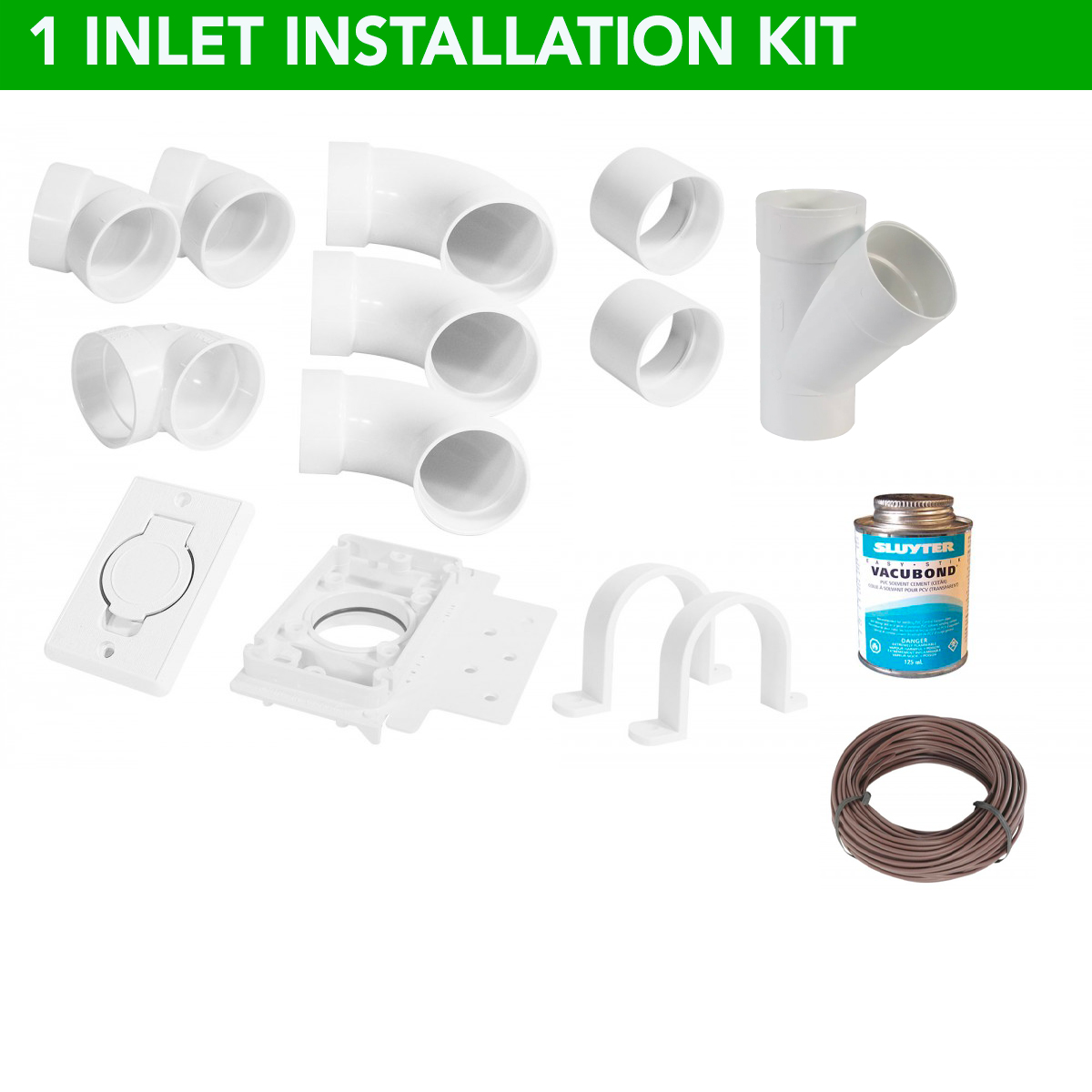 1 inlet installation kit